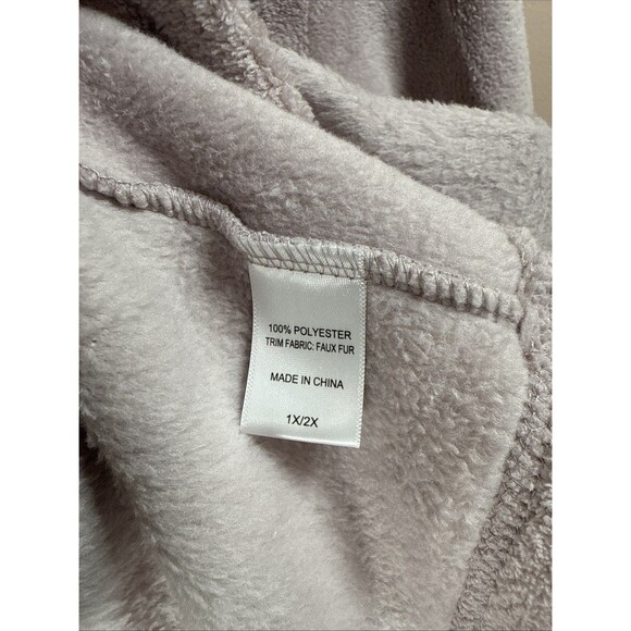 Ulta Beauty Plush Robe Light Purple Wrap Tie Size 1X 2X New - Picture 8 of 8